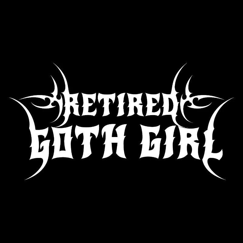 Retired Goth Girl! Gothic Emo Mädchen