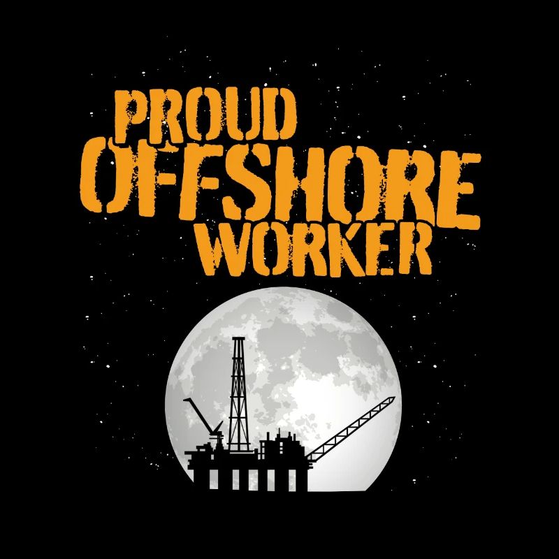 Fier travailleur offshore