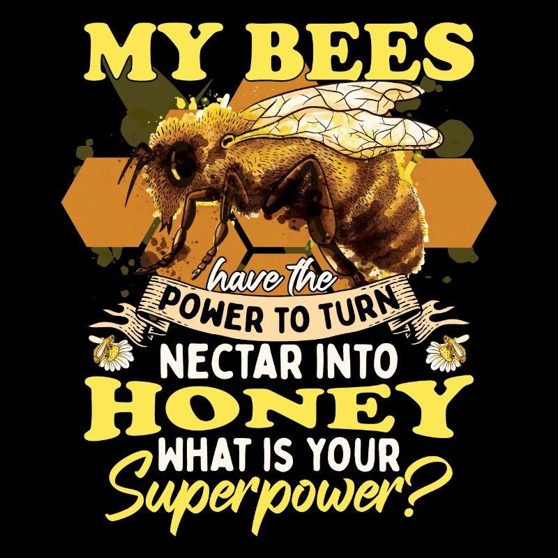 Mes abeilles transforment le nectar en miel