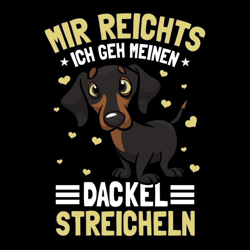Dachshund Hund Dackel Gassi Spruch