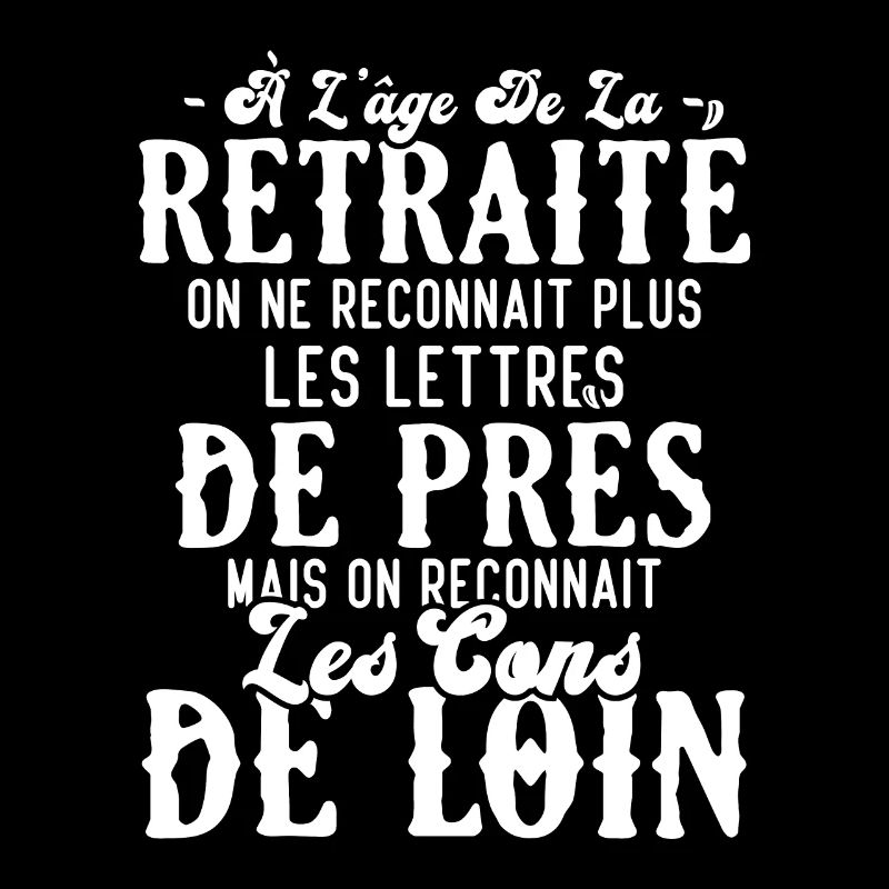 à l'âge de la retraité