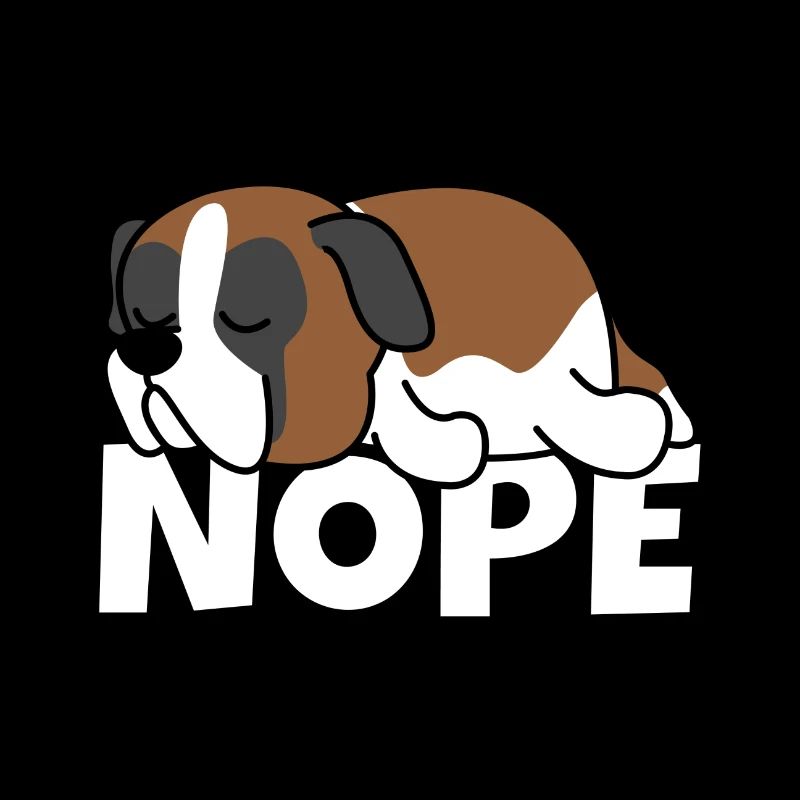 Chien Nope Saint Bernard
