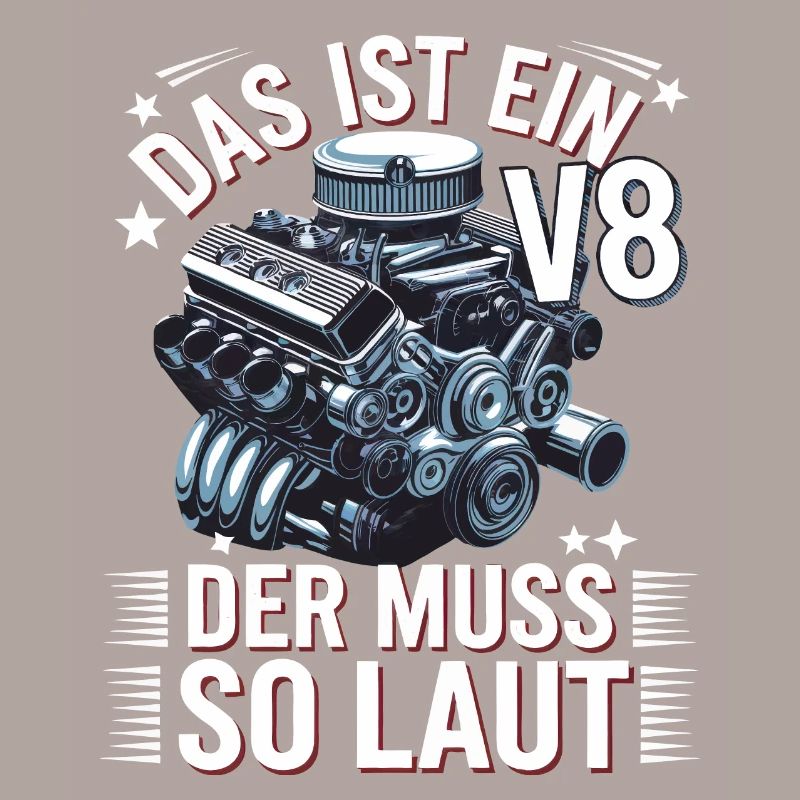 V8 Engine 8 Cylinder Displacement Car Tuning Tuner