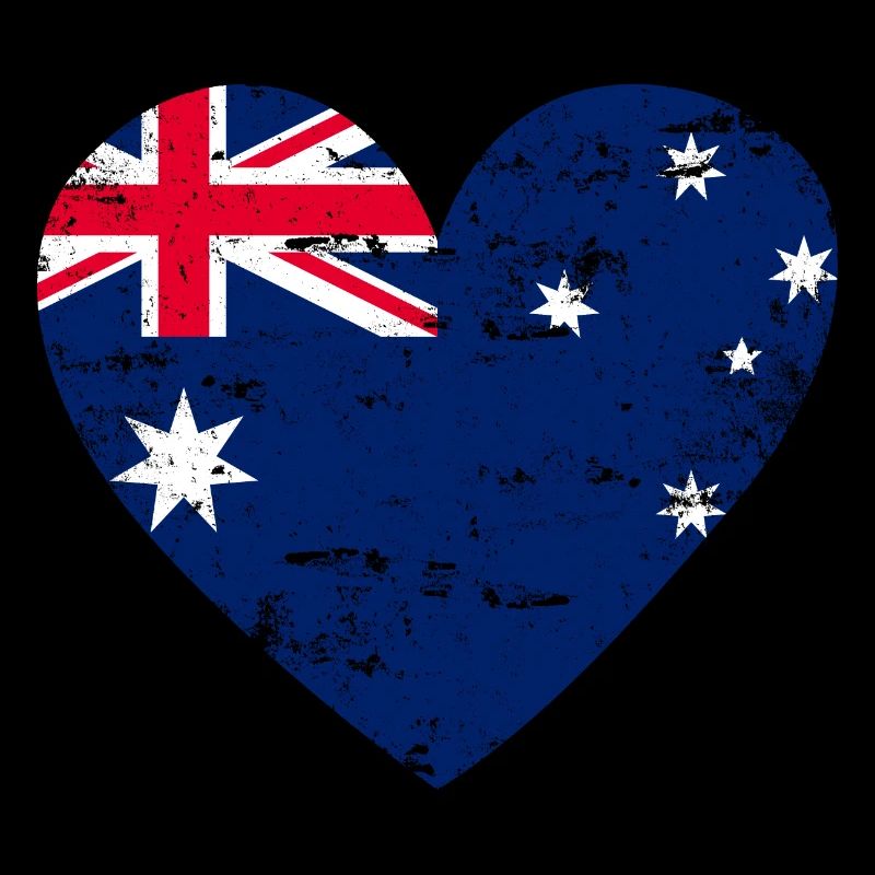 Cœur du drapeau australien