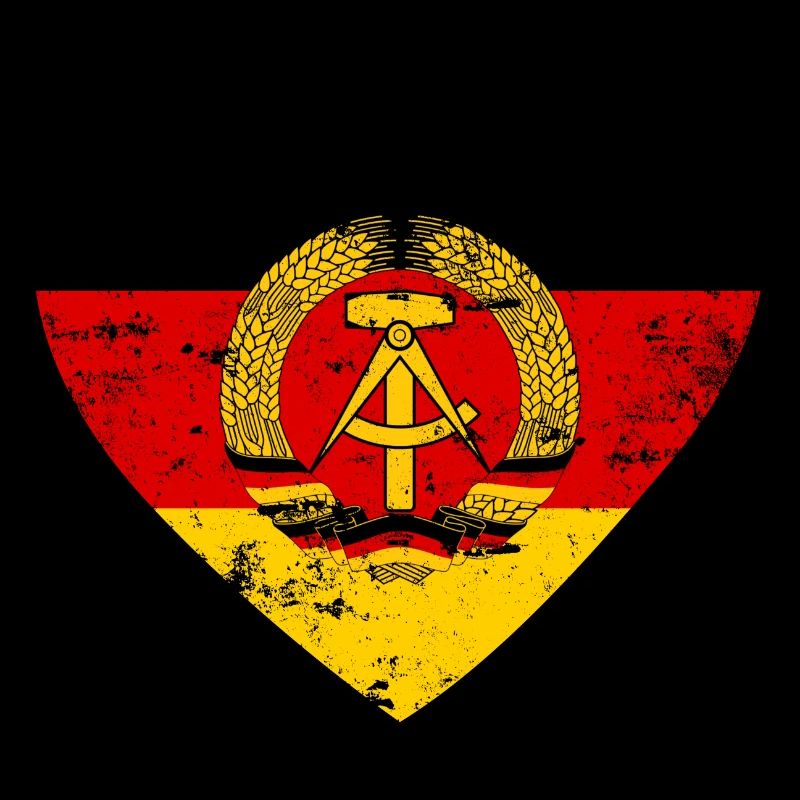 Cœur du drapeau de la RDA