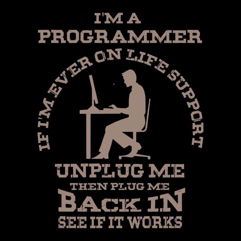 Je suis un programmeur - programme informatique drôle