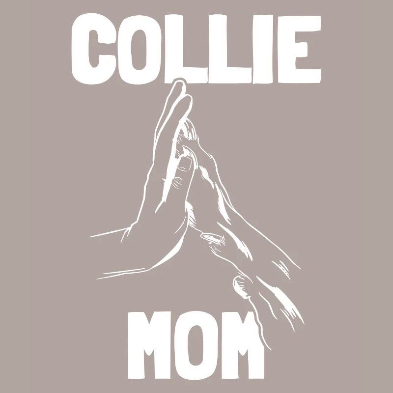 Border Collie Mama Mutter Mom Pfote