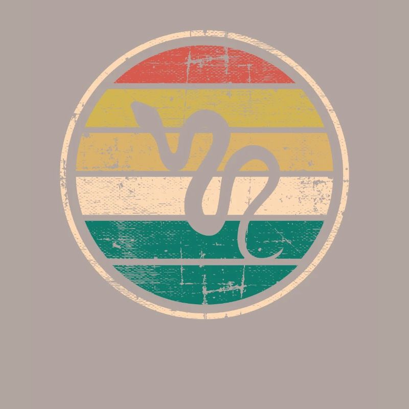 Snake Retro Reptile Python Idée cadeau