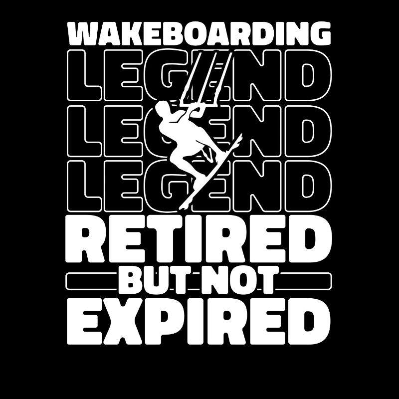 Wakeboard Wakeboarder Im Ruhestand