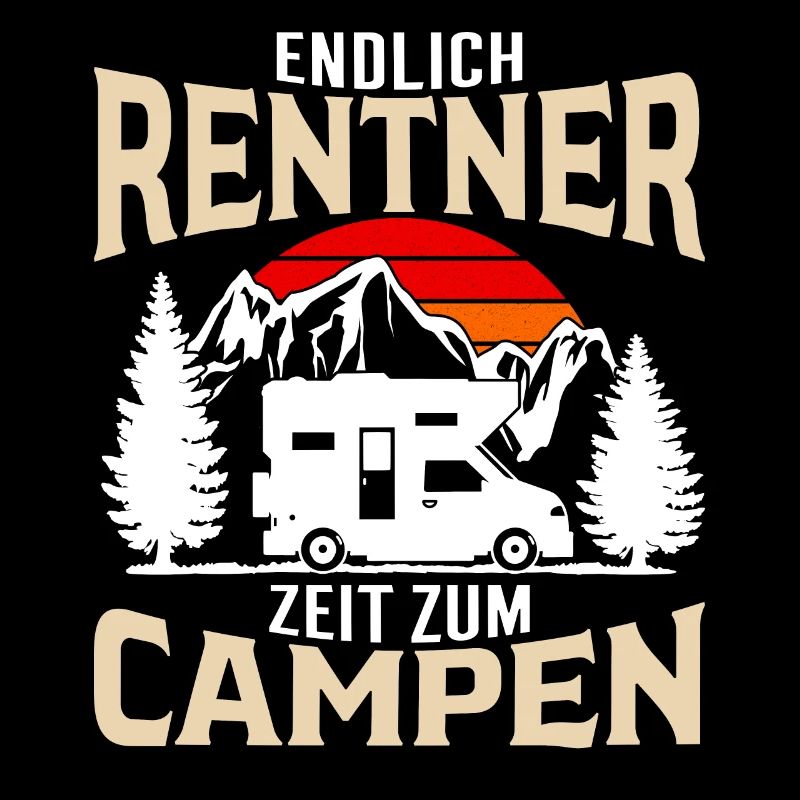 Rentner Ruhestand Camping Wohnmobil Rente
