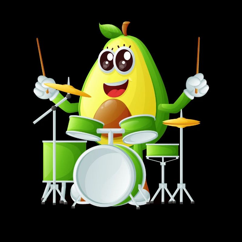Drums Drummer Drummer Avocado
