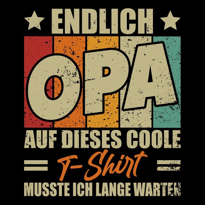 Endlich Opa Werden 2024 Großvater Geschenk