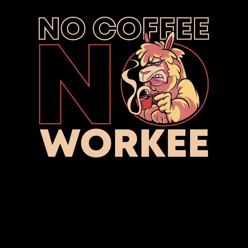 Café Café Alpaga Pas De Café Pas de Workee