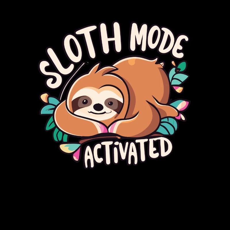 Sloth Mode Activated Funny Sloth