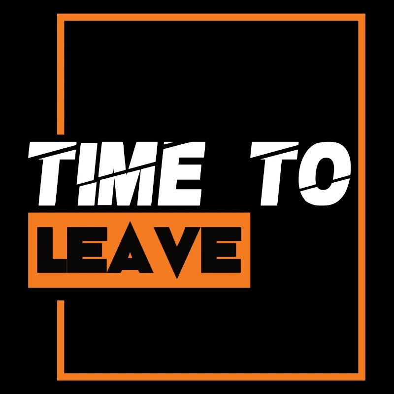 Il est temps de partir