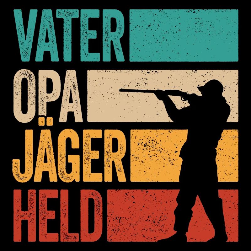 Vater Opa Jäger Held Rotwild Jagd Jagen Lustig