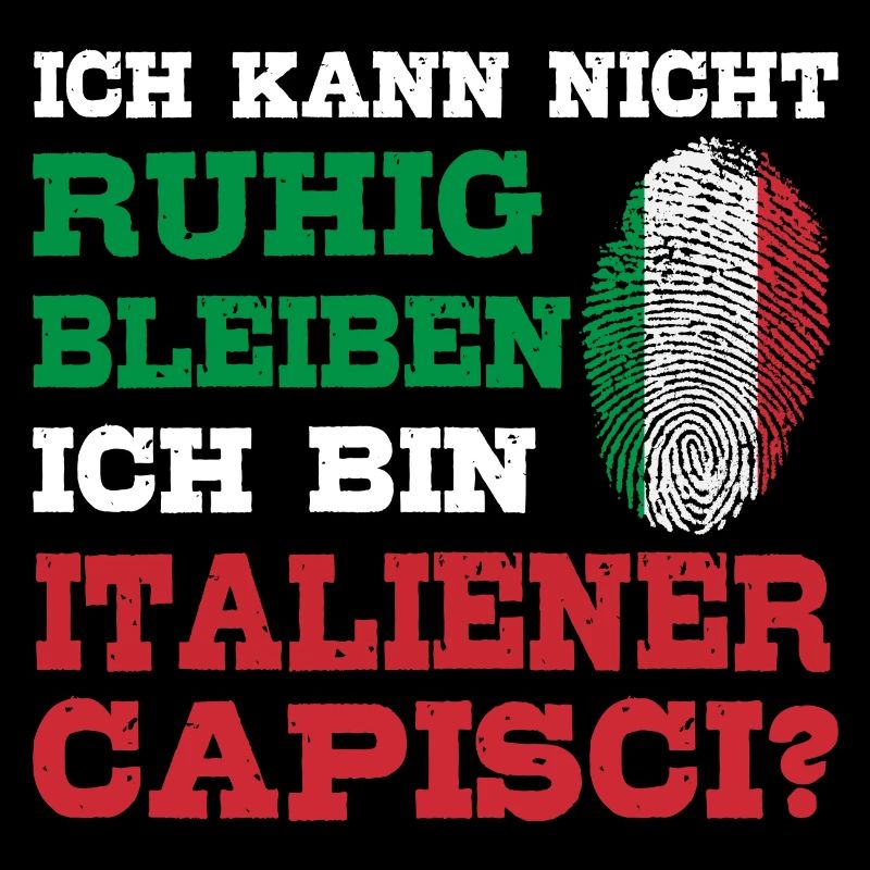 Typisch Italiener Italien Geste Capisci