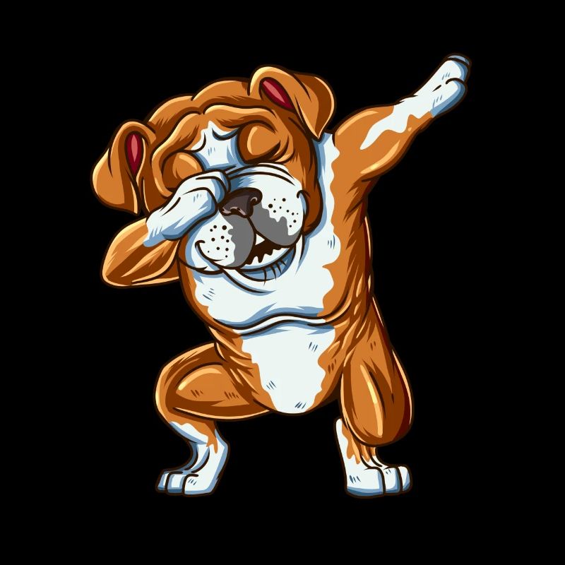 Élevage de chiens, chien, propriétaire, maîtresse, maître, dabbing