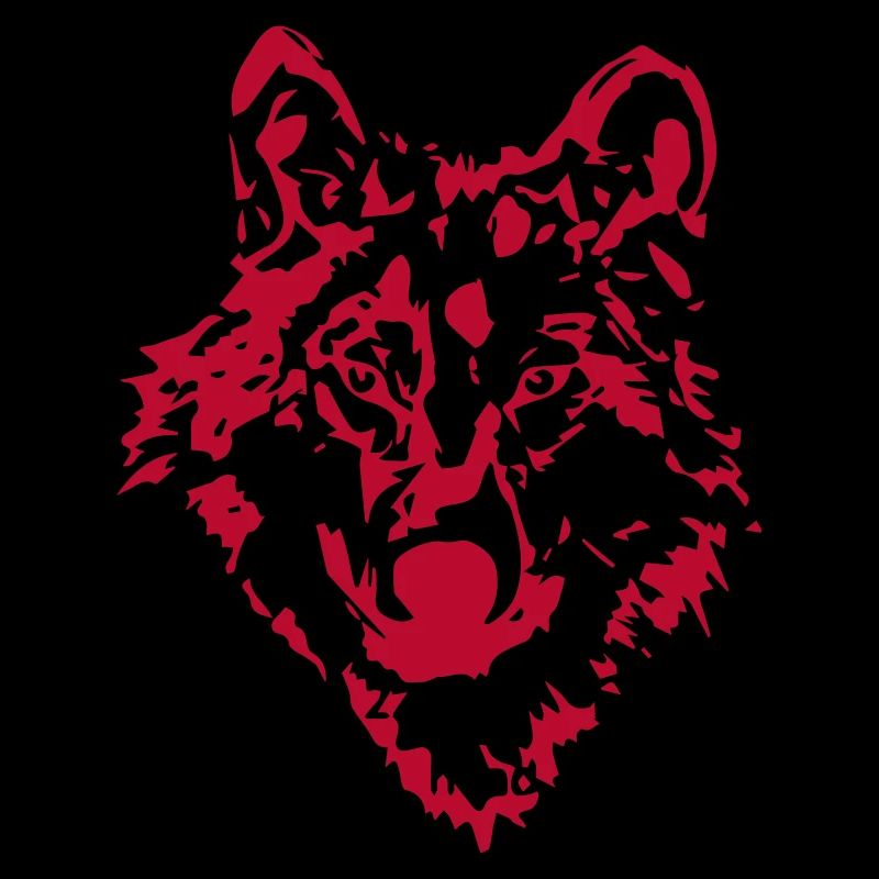 Wolf Tier Zeichnung
