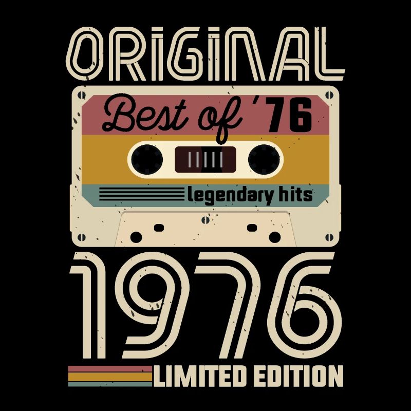Vintage Geburtstag Original Geschenkidee 1976