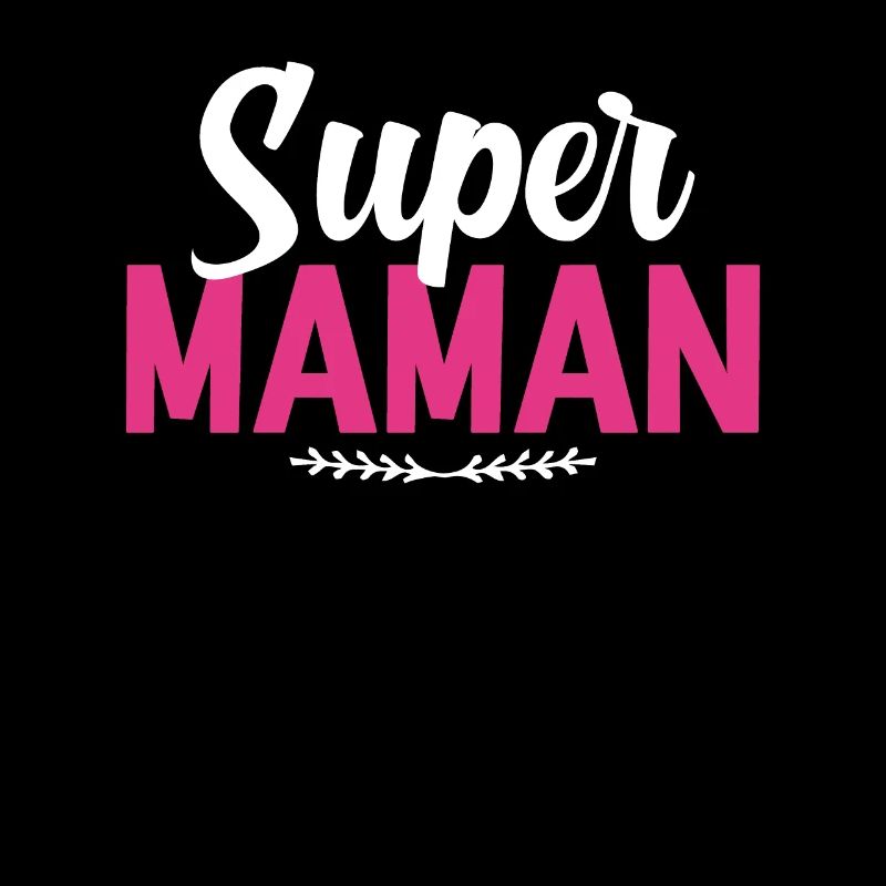 Super Maman Fleurs Rose