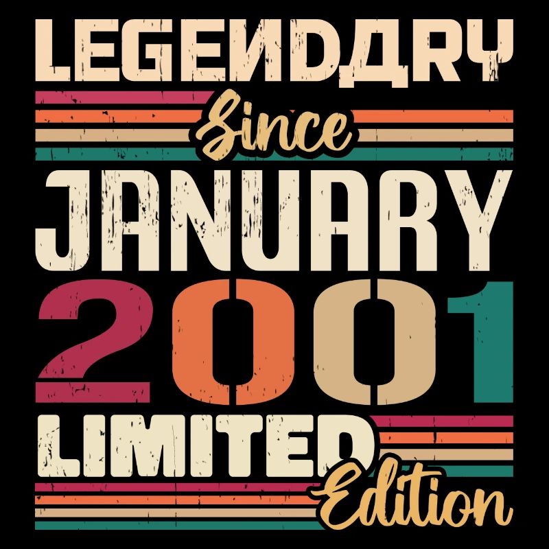 Geburtstagsgeschenk Geboren Im Januar 2001 - 2001