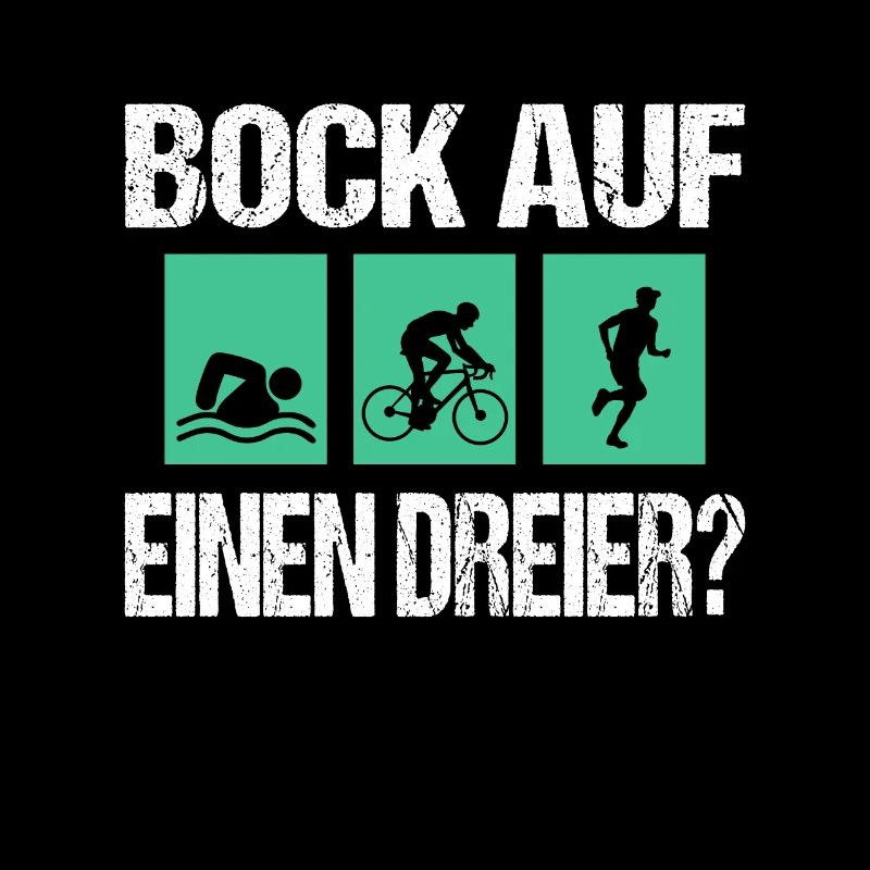 Triathlon Bock Auf Einen Dreier Triathlet Geschenk