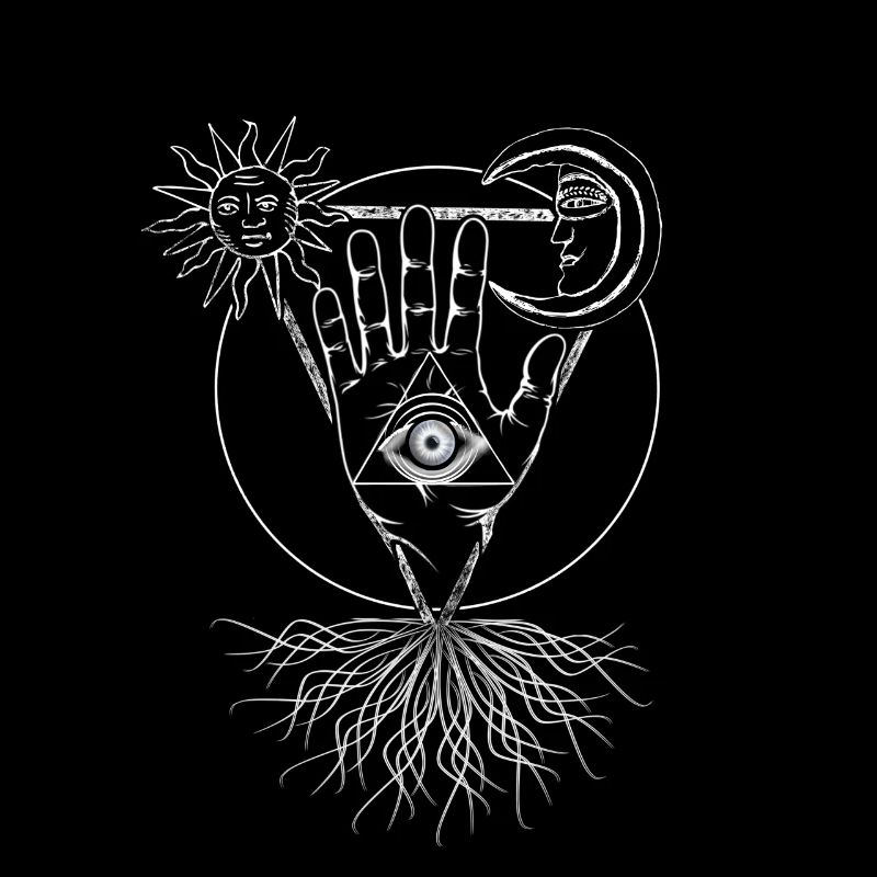 Tout voir oeil tarot occulte oracle chakra cosmos