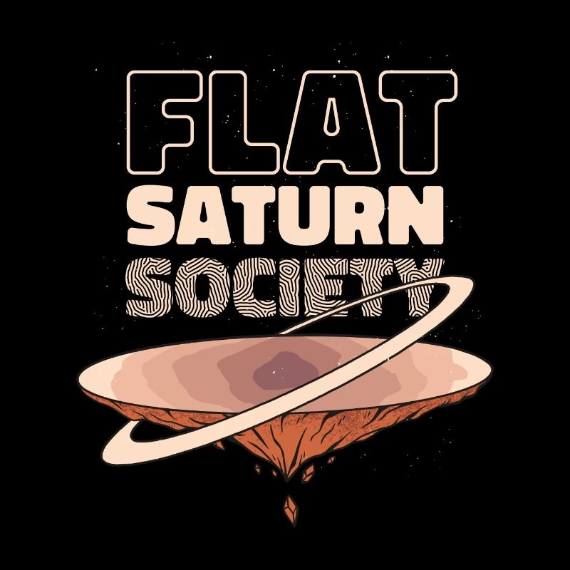 Coole Galaxie Mode flacher Saturn Gesellschaft