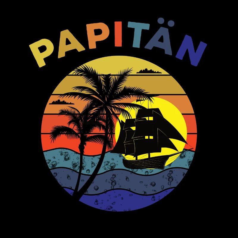 Papi danse papa et capitaine Drôle de voile Ancre Moti