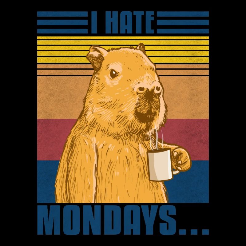 Capybara je déteste les lundis