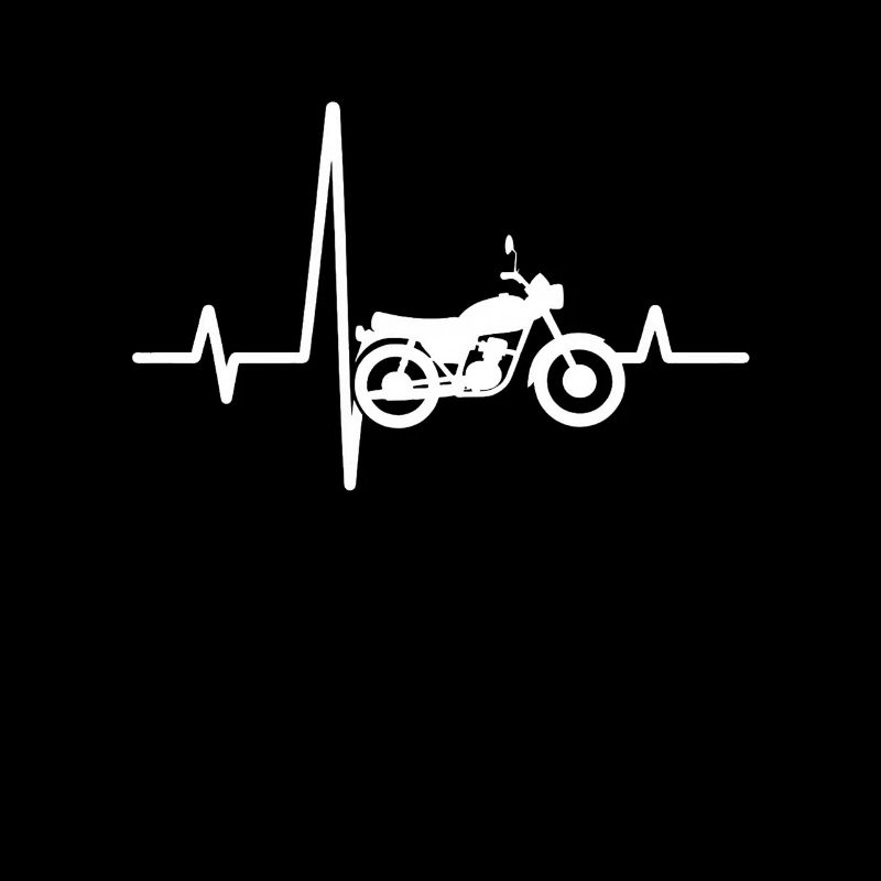 Motorcycle Gift Biker Humor Heart Rate