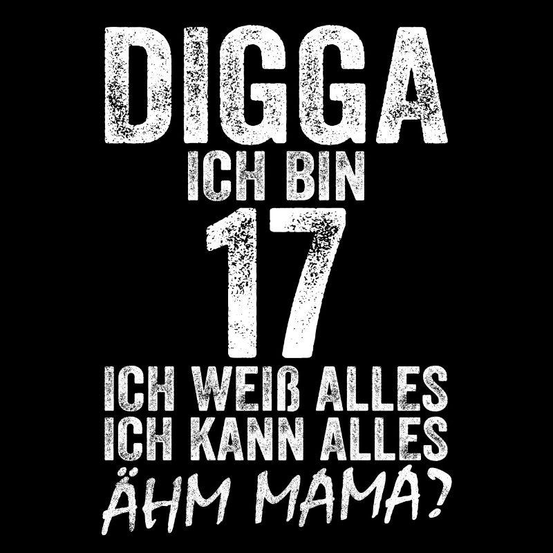 Digga ich bin 17 Ich Kann Alles 17. Geburtstag