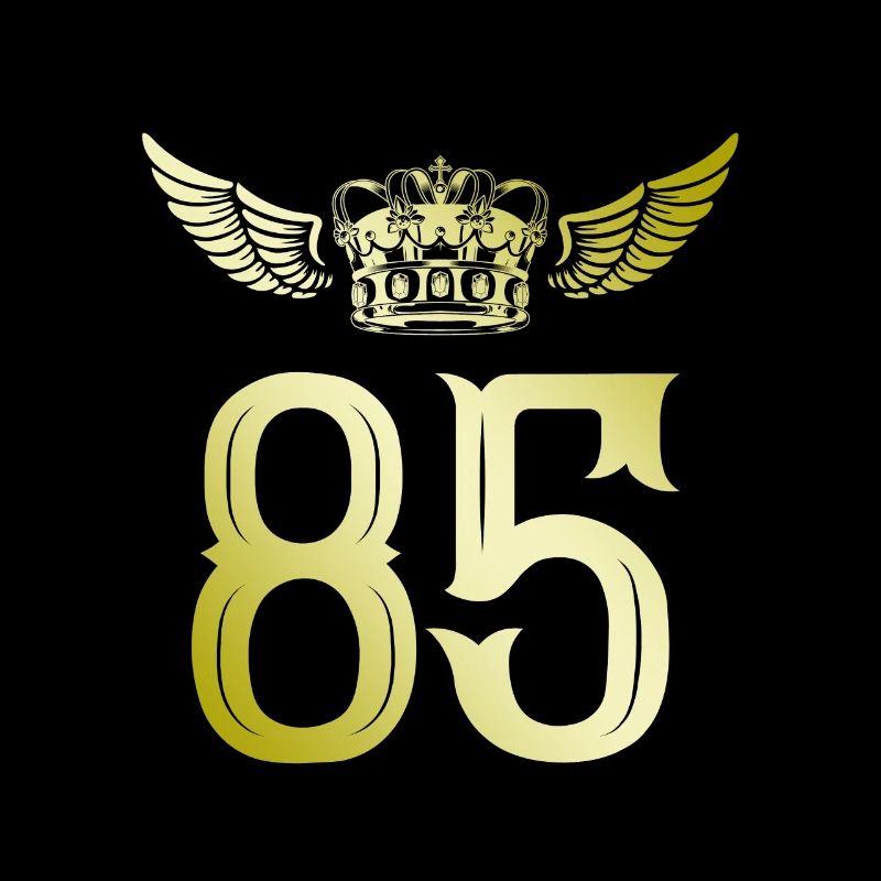 85 Number crown