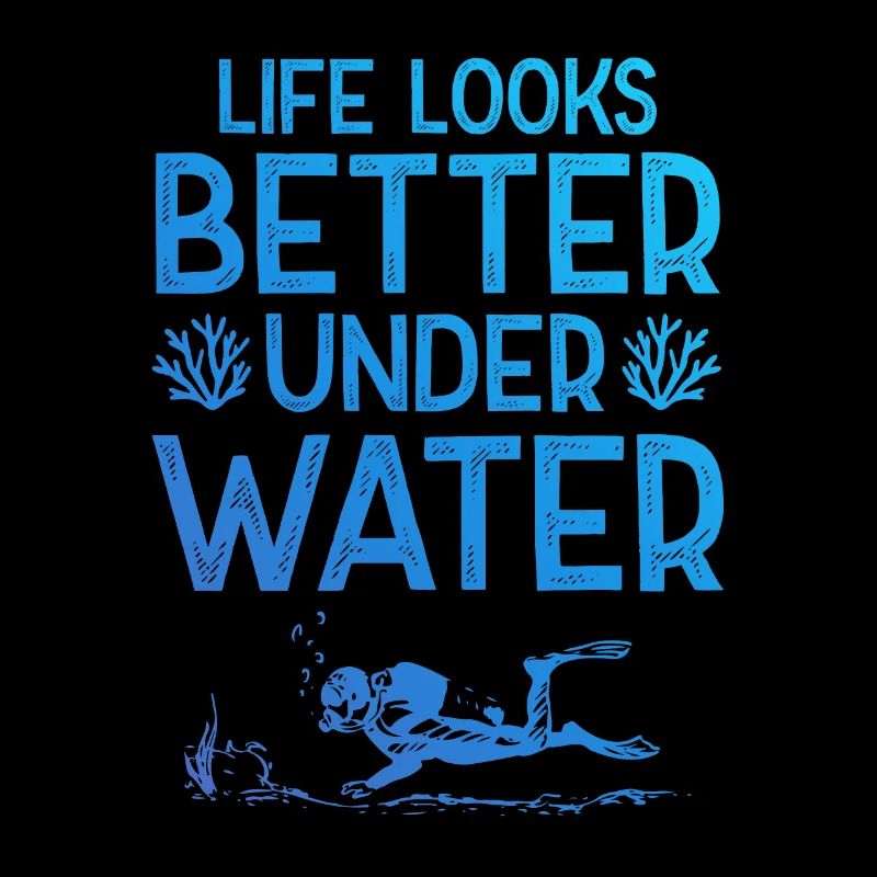 tauchen unter wasser