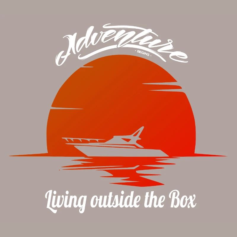 Motorboot Boot Design Retro