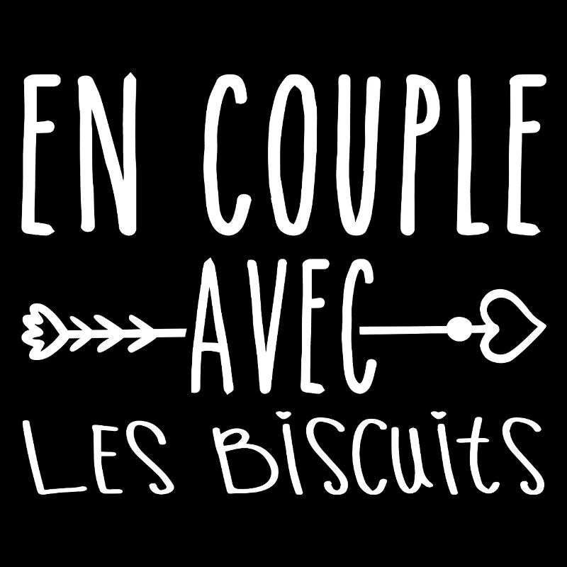 En Couple avec Biscuits, cadeau Fans de Biscuits