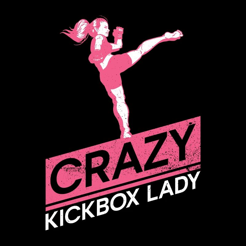 Crazy Kickbox Lady - Kickboxing Kickboxer