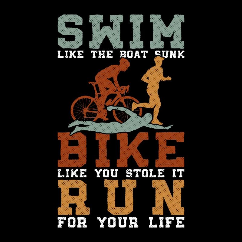 Cadeau de triathlète d’entraînement de triathlon