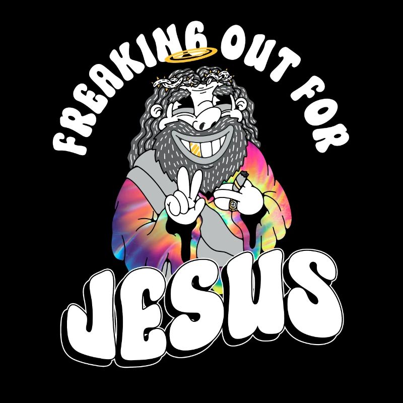 Freaking Out For Jesus - Hippie Costume Tie Dye
