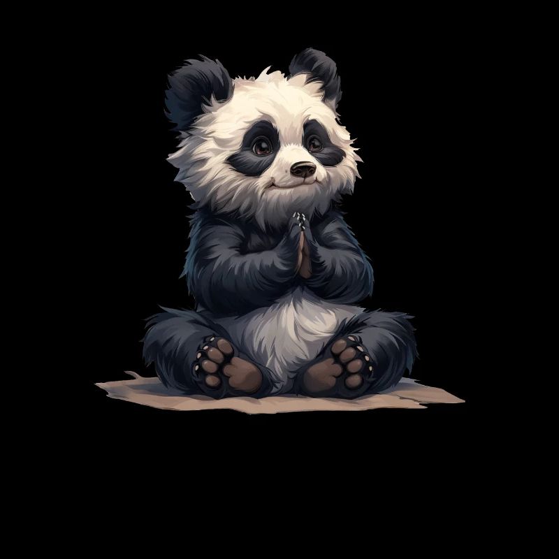 Panda Bear Yoga Panda géant japonais