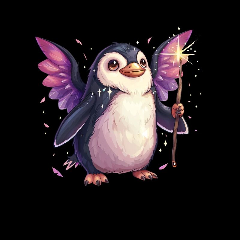 Pingouin Fée Kawaii Pingouin Mignon