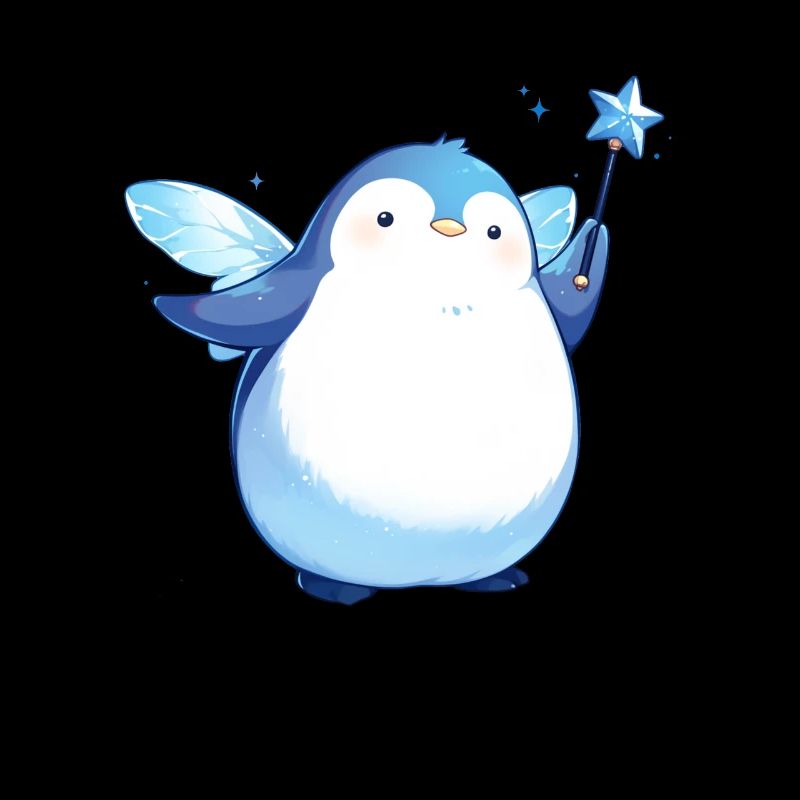 Pingouin Fée Kawaii Pingouin Mignon