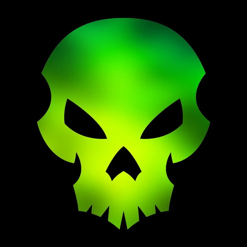 Crâne vert