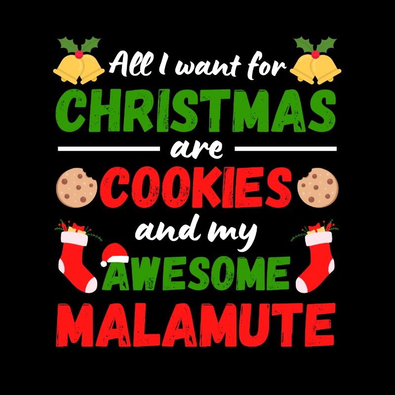 Biscuits Malamute de Noël