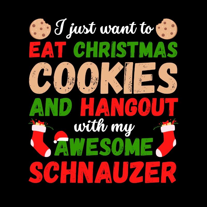 Biscuits Schnauzer de Noël