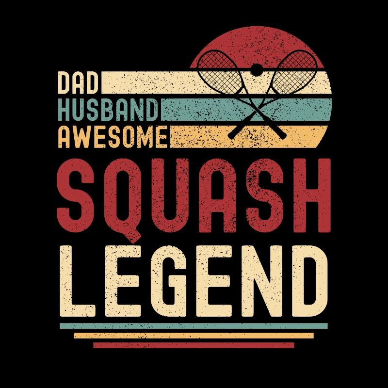 Papa Ehemann Squash Legende retro vintage
