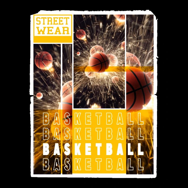Basketteur Basketteur Dunking Sport Vintage