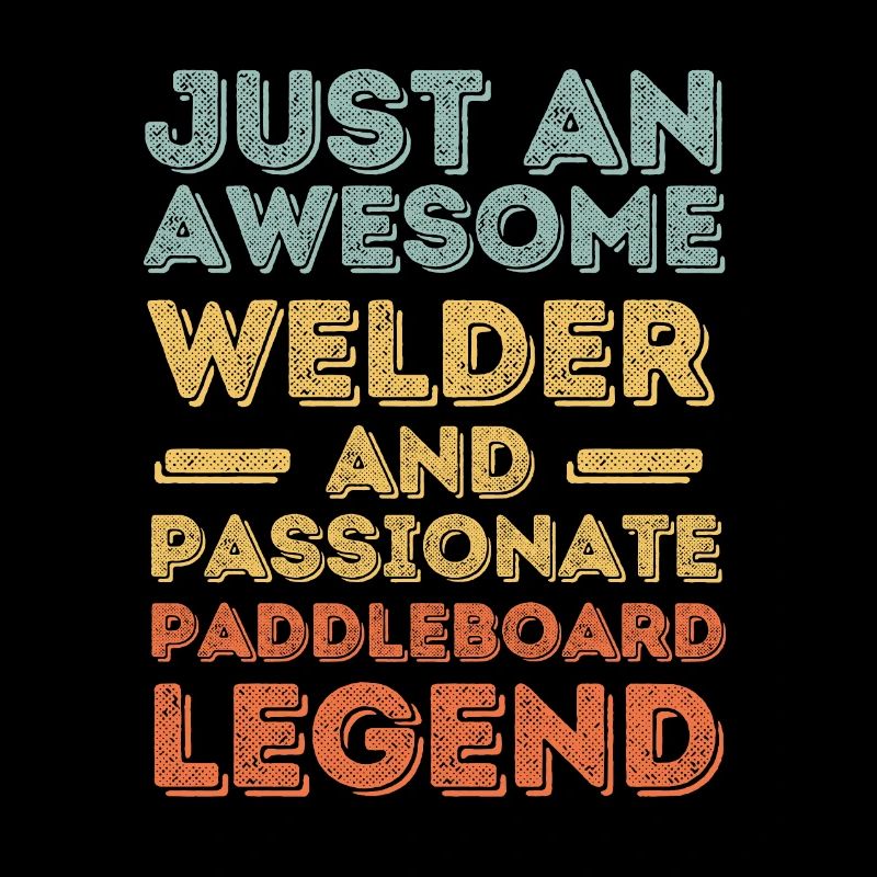 Schweißer Paddleboard retro