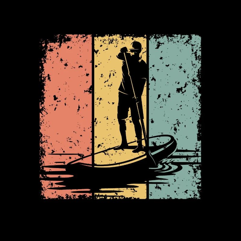 Paddleboard Retro